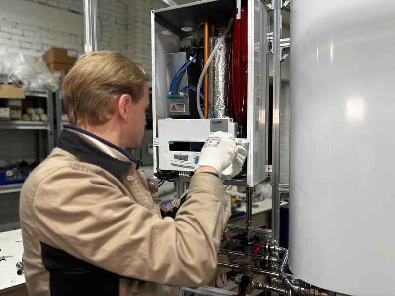 Our 14-year-old water heater finally quit